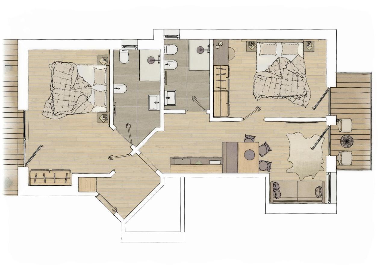 Alpenspitz Appartements - Garni - B&B Racines Kültér fotó